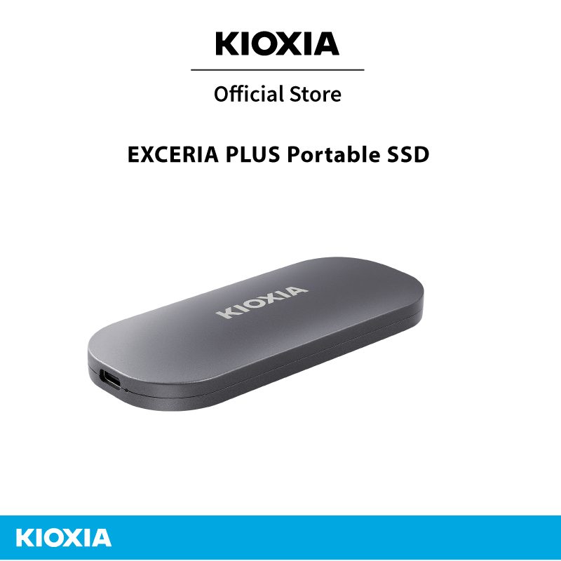 KIOXIA EXCERIA SSD 500GB PLUS Portable R1050 W1000 แบบพกพา ความ