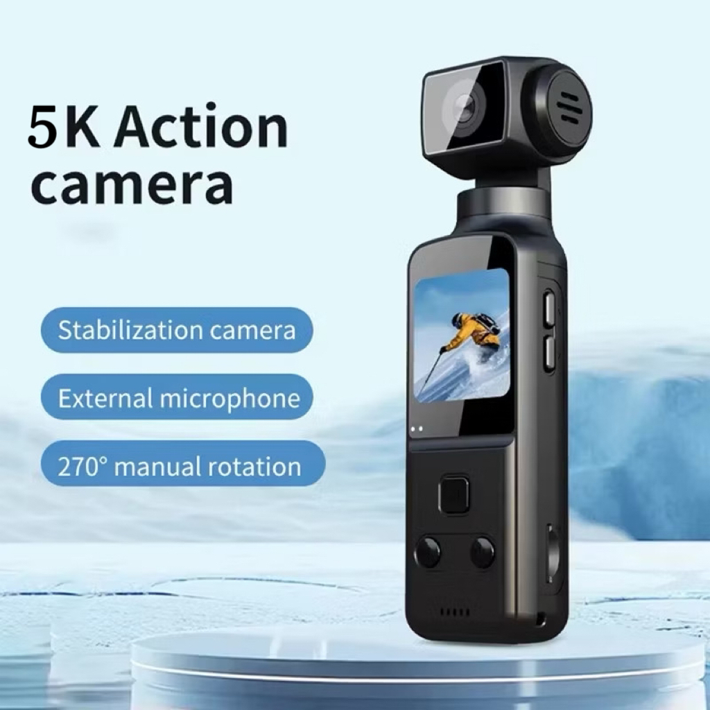 กล้อง Action camera HD Professional 5K Anti-Shaking กีฬา Mountain ...