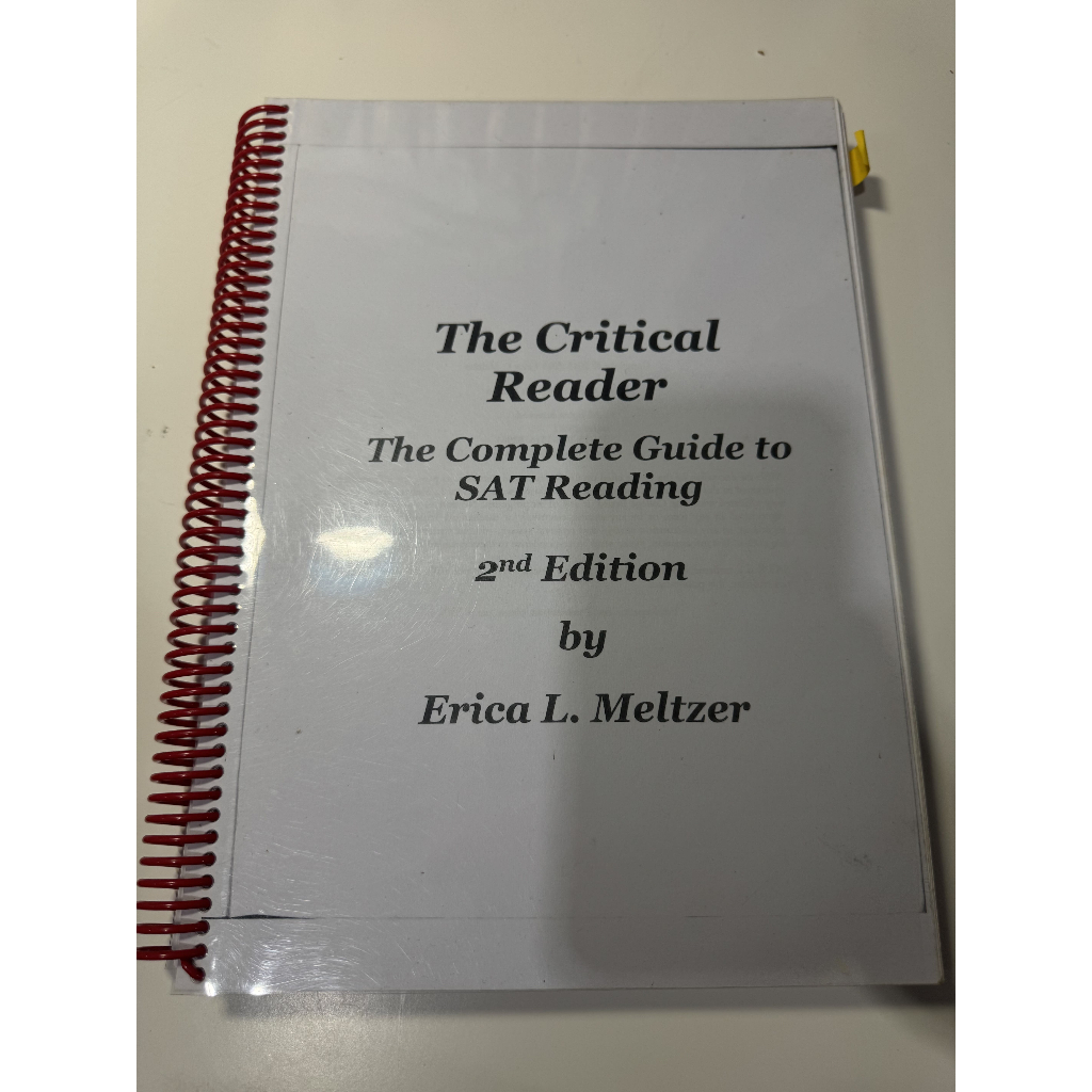 หนังสือ The Complete Guide to SAT Reading มือสองมีตำหนิ | Shopee Thailand