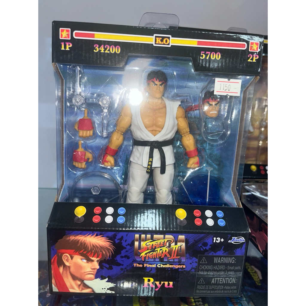 Jada Toys Street Fighter II: The Final Challengers - Ryu 1/12th Scale ...