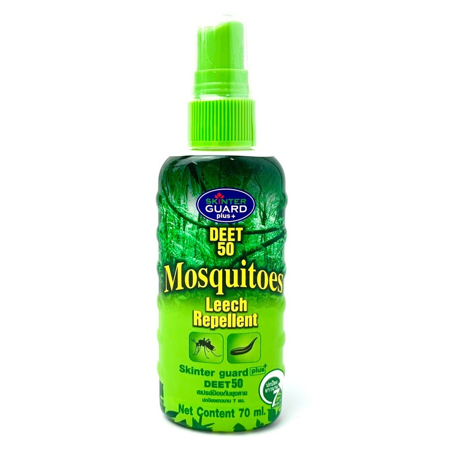 สเปรย์ป้องกันยุง ทาก สำหรับเด็ก/ผู้ใหญ่ SKINTER GUARD PLUS+ DEET 50 ส ...