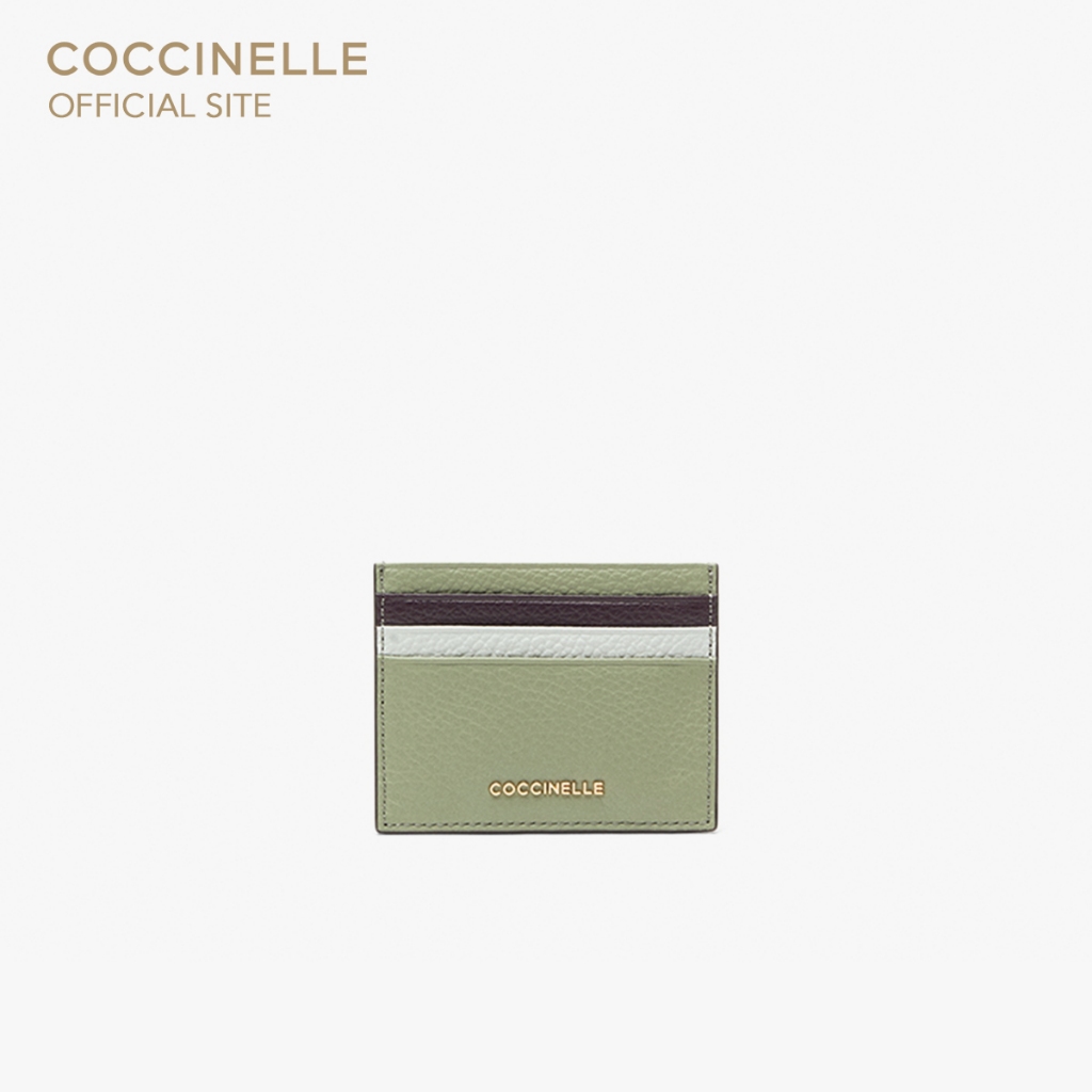 COCCINELLE กระเป๋าใส่บัตรผู้หญิง รุ่น METALLIC DOCUMENT HOLDER 129501 ...