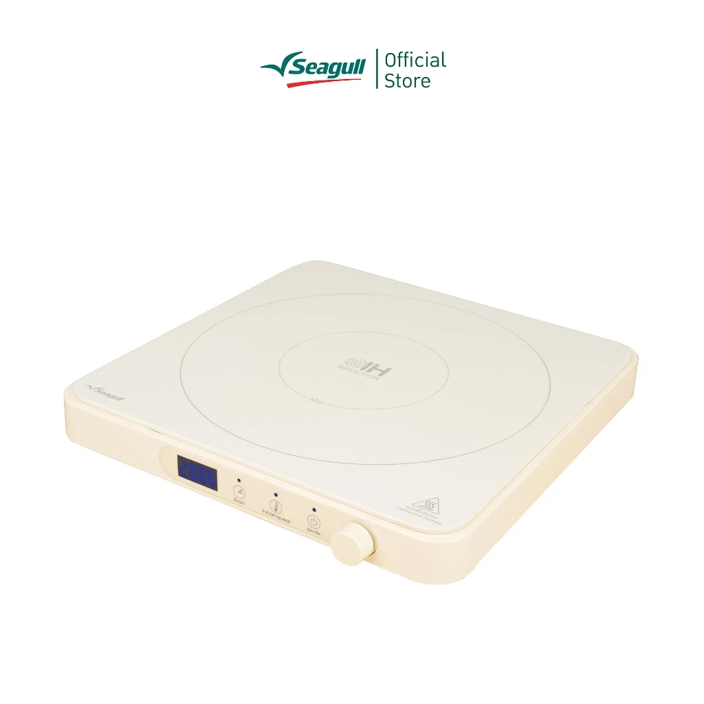 Seagull เตาแม่เหล็กไฟฟ้า รุ่นโมเดิร์น (ครีม) Modern Induction Cooker (Cream)