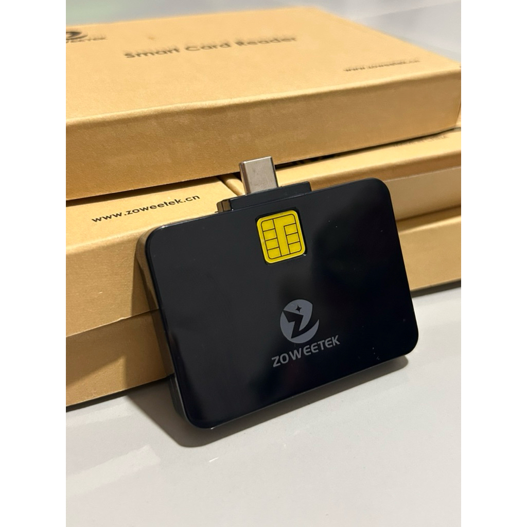 Smart card reader For Android รุ่น Zw-12027-1 (Type-C) | Shopee Thailand