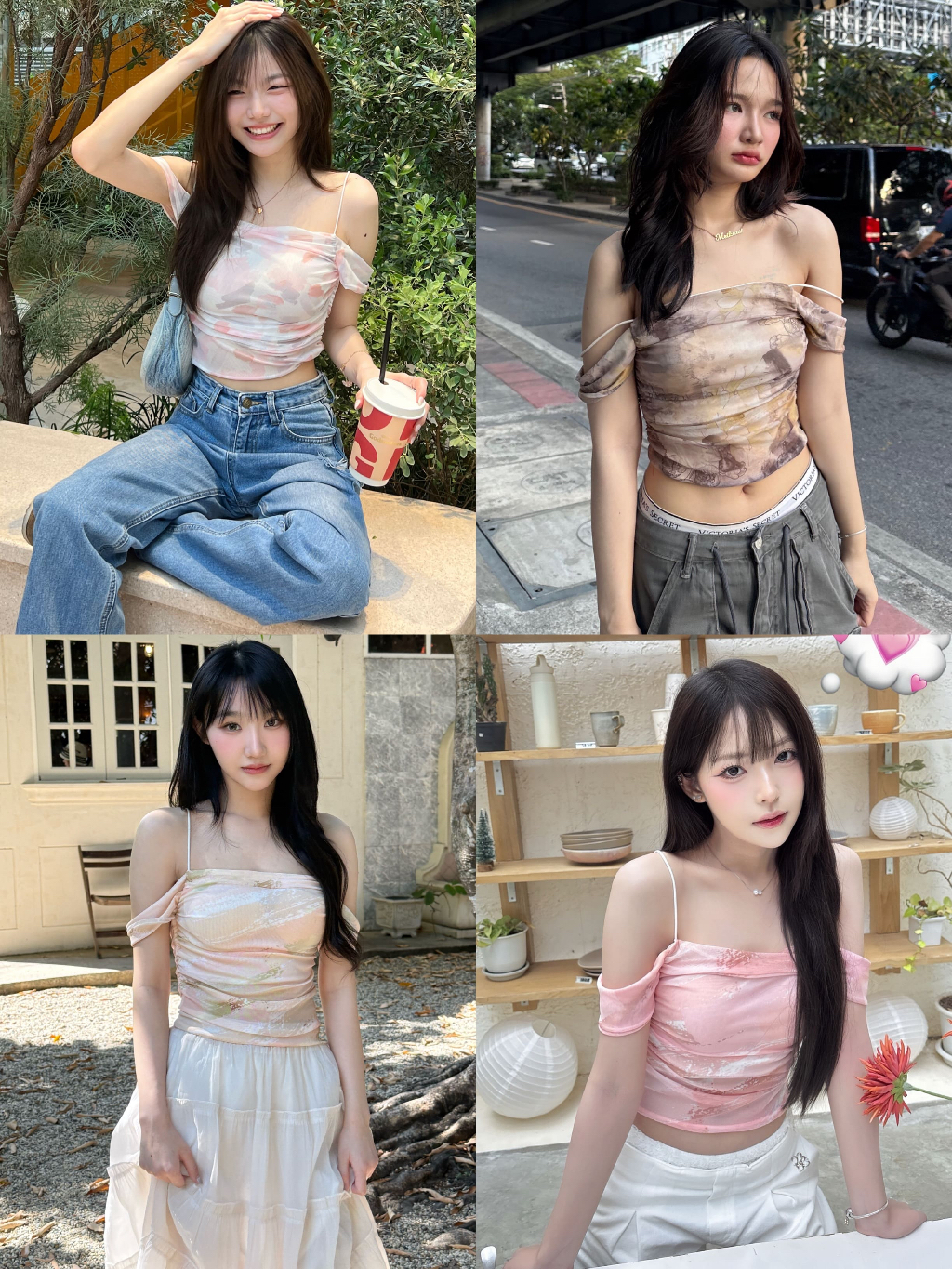 𝘚𝘶𝘯.𝘵𝘶𝘳𝘥𝘢𝘺 เสื้อเปิดไหล่ fairon | Shopee Thailand