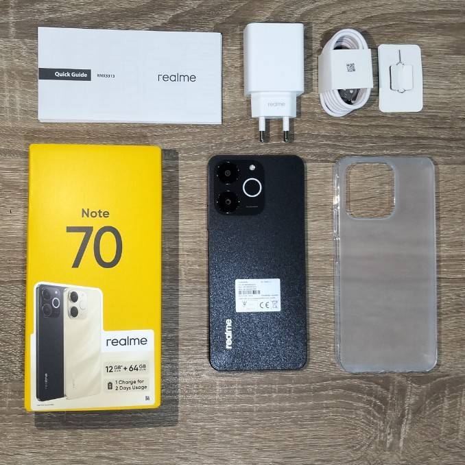 Realme Note 70 (4/64) ประกันศูนย์ 1 ปี [ หน้าจอ 6.74 นิ้ว แบต 6300