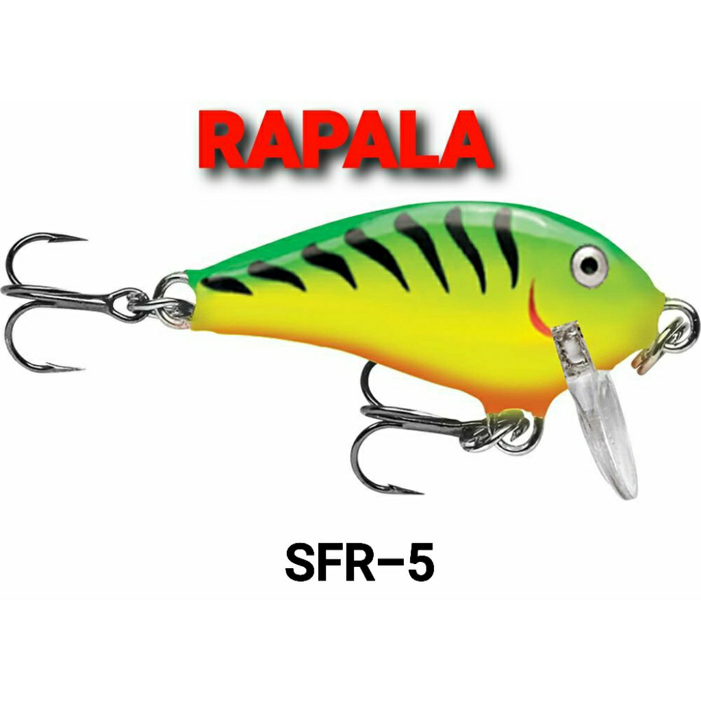 Leurre Rapala Shallow Fat Rap SFR-7 # SD - En Balsa, Pêche En Eau Douce - Profondeur Max 6 Ft (1.8m) - Neuf
