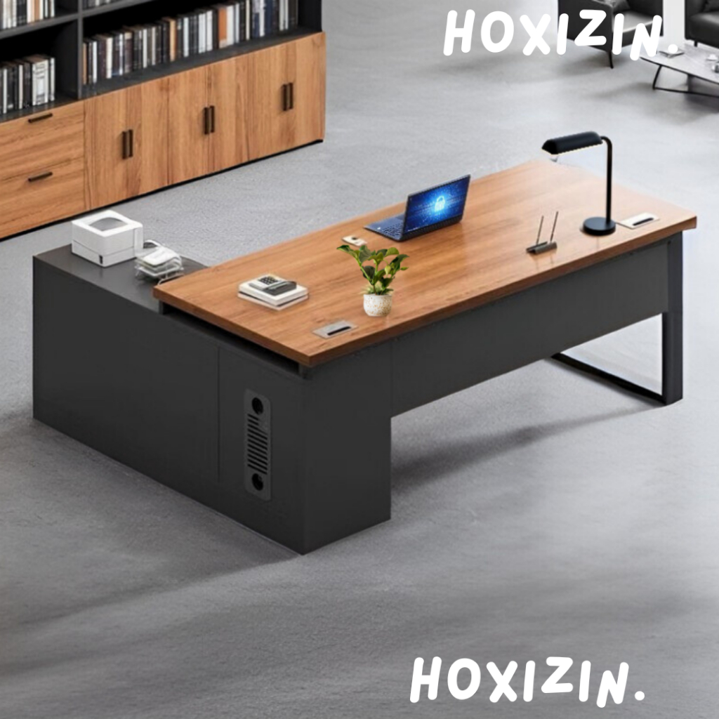 โต๊ะทำงานมีลิ้นชักและตู้เก็บของ โต๊ะคอมพิวเตอร์ Computer Desk กว้างขวาง ...