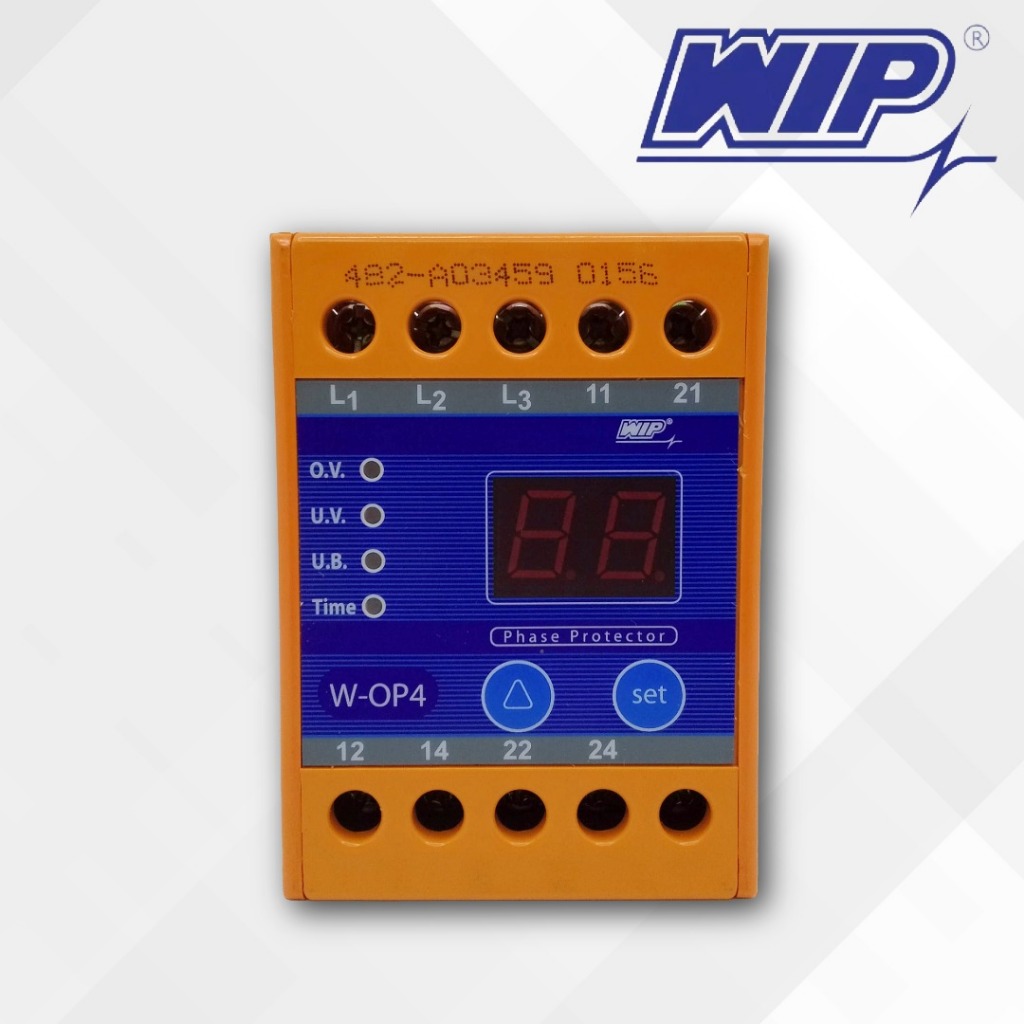 WIP W-OP4 รหัส 6006-7 เฟสโปรเทคเตอร์ 3เฟส 4สาย 380-415โวล์ท | Shopee ...