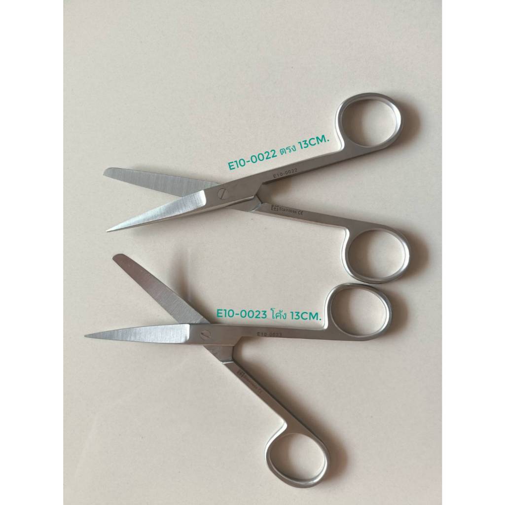 EM-E10-022-กรรไกรสเเตนเลส OP-SCISSORS SH/BLกรรไกรแหลม/มน OPERATING ...