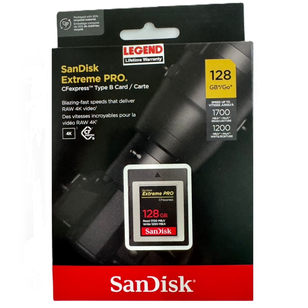 SanDisk 128GB Extreme Pro CFexpress (Type B) | Shopee Thailand
