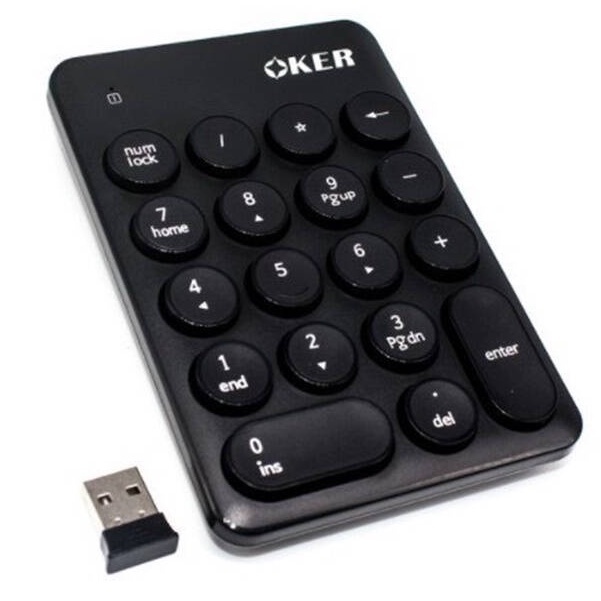 คีย์บอร์ดตัวเลข oker k2610 | Shopee Thailand