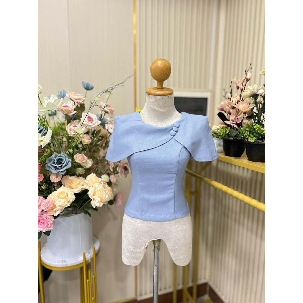 เสื้อผ้าฝ้ายแท้ใส่ไปวัดทรงเข้ารูป เกรดพรีเมี่ยม อกถึง42 พร้อมส่ง มุมมองที่ 4