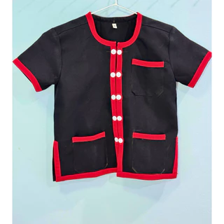 เสื้อภูไทเด็กผู้ชายสกลนครเครื่องแบบนักเรียน สำหรับเด็ก 0-12ปี photo