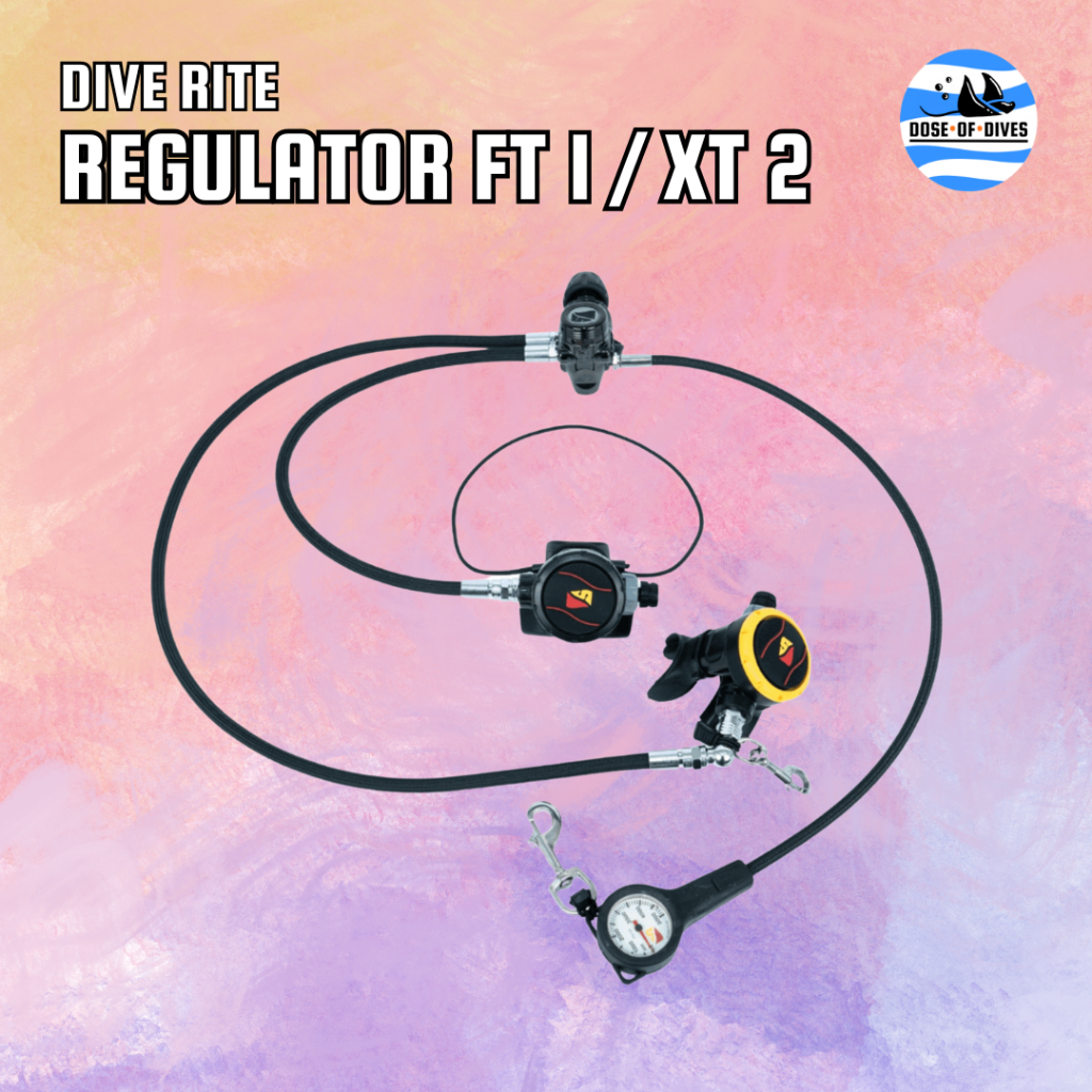 Dive rite Reulator FT1/XT2 - ชุดอุปกรณ์หายใจใต้น้ำแบบ Balance หายใจง่าย ...