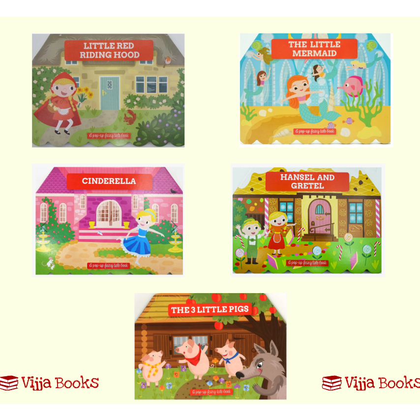 นิทานเด็ก Pop-up Little Red Riding Hood Little Mermaid Cinderlla Hansel ...