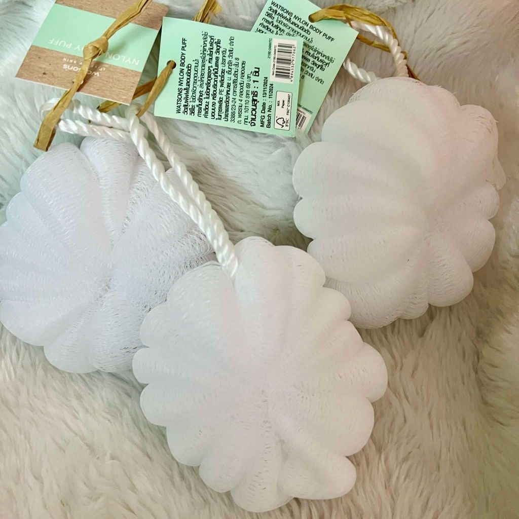 ใยขัดผิวกาย ใช้อาบน้ำ ทน ใช้ดี มีสายห้อย Scrape sponge scrub rub body ...