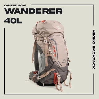 (รับประกัน 3 ปี) WANDERER 40L กระเป๋าเป้เดินป่า เป้แบ็คแพ็ค สำหรับนักผจญภัยตัวจริง มีดามเหล็ก ถึก ทน เท่ เซฟหลังดีที่สุด