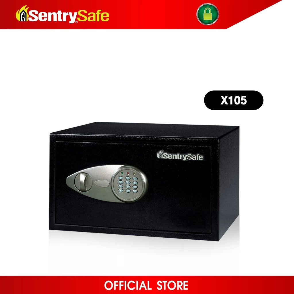 SentrySafe ตู้นิรภัย รุ่น X105 ระบบรหัสดิจิทัล โครงสร้างเหล็กกล้า แข็งแรง ปลอดภัยสำหรับเก็บของมีค่า