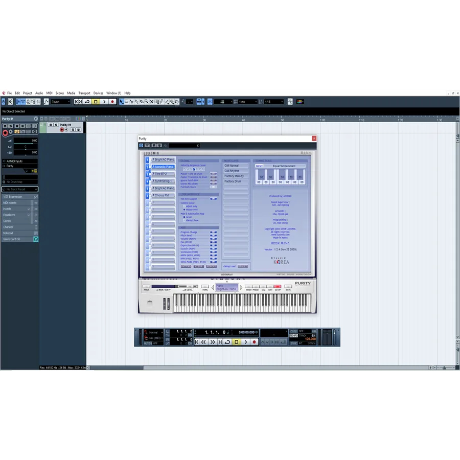 LUXONIX.Purity.VSTi.v1.2.5.(WIN) ใช้ได้ทั้ง 2 แบบ Standalone, หรือ VSTi ...