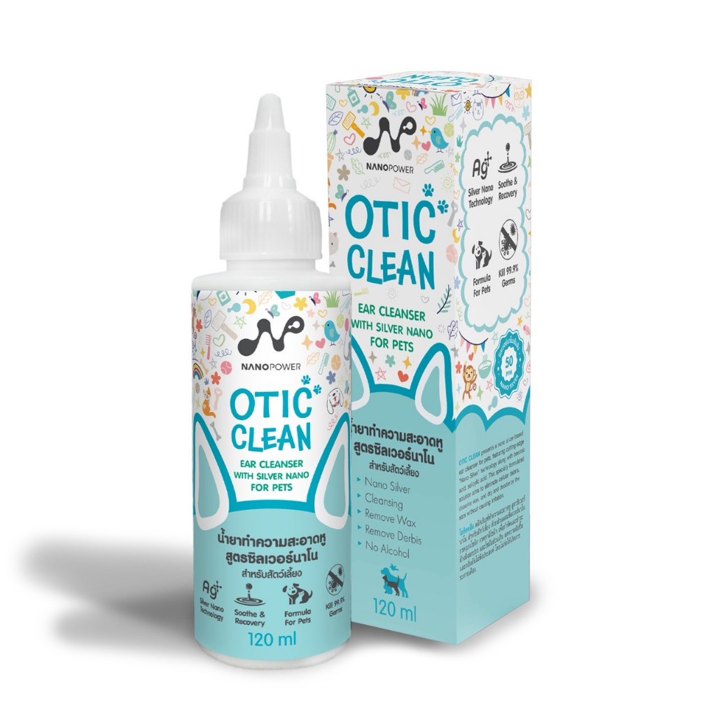 Nanopower Otic Clean นาโนพาวเวอร์ น้ำยาทำความสะอาดหู ลดการอักเสบ คัน ลด ...