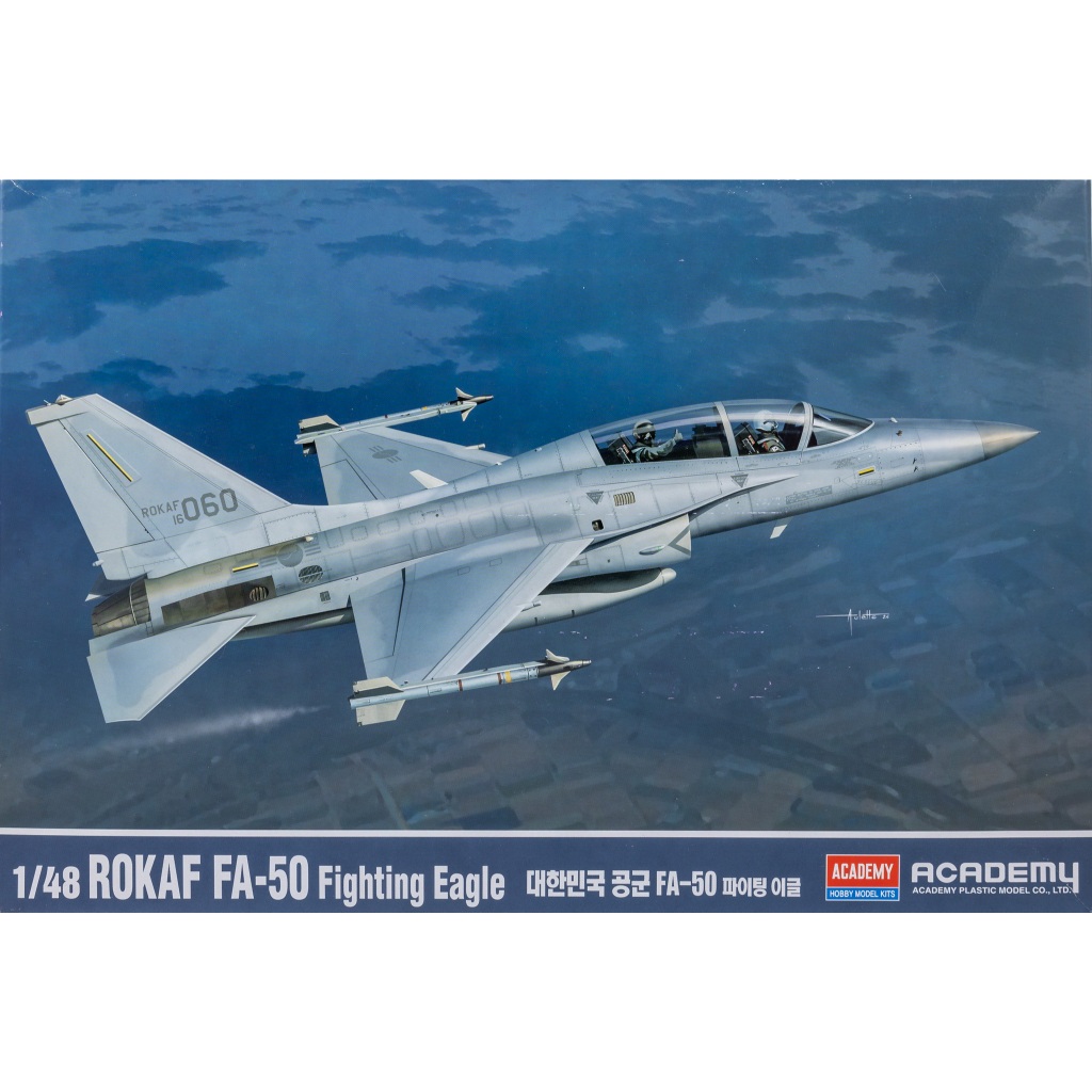 พลาสติก โมเดล ประกอบ ACADAMY สเกล 1/48 ROKAF FA-50 Fighting Eagle ...