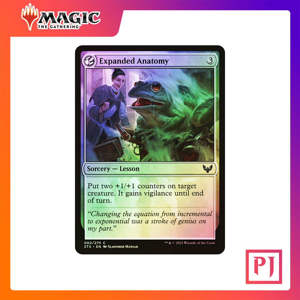 [MTG] Expanded Anatomy [STX] [CLEAR] [COMMON] [FOIL] [ENG] (การ์ดเมจิค ...