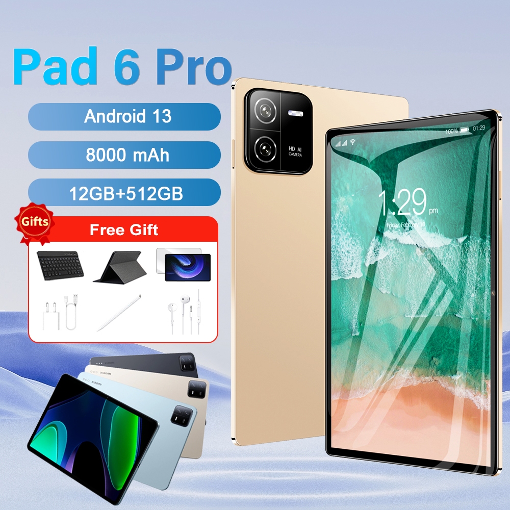 Pad 6 Pro แท็บเล็ต 5g 11.6 นิ้ว 12GB+512GB แบตเตอรี่ 8000mAh แท็บเล็ต ...