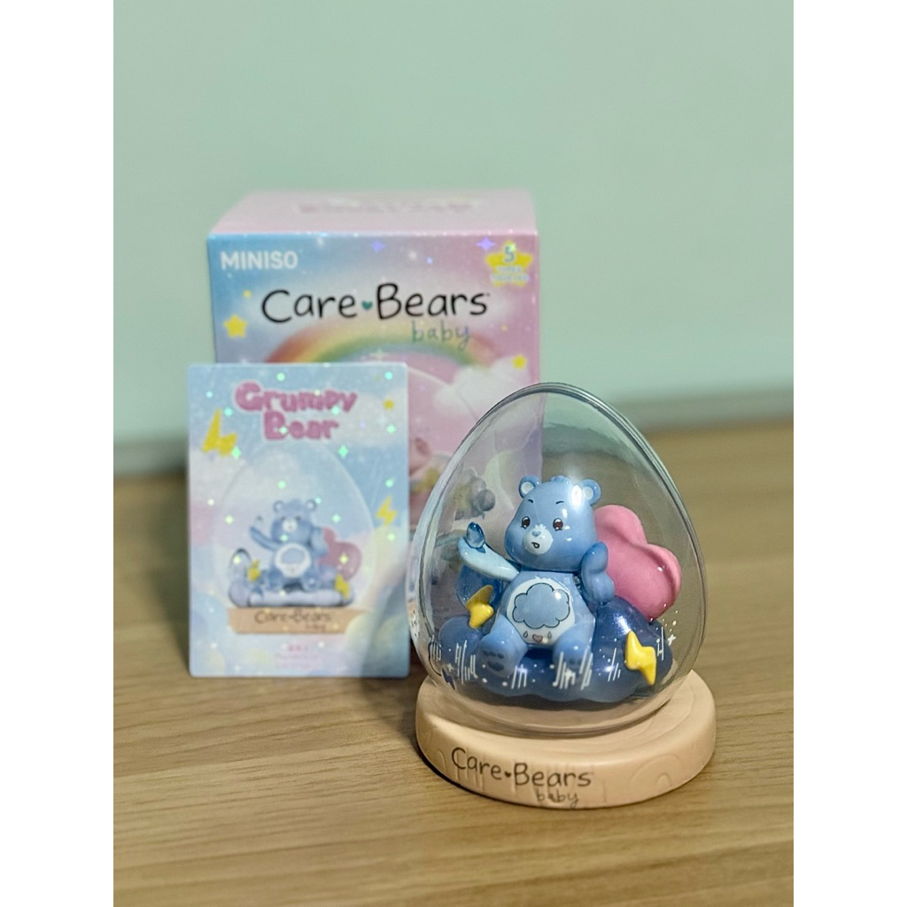กล่องสุ่ม Care Bears baby x Miniso ได้ตัว Grumpy Bear แคร์แบร์ เช็ค ...