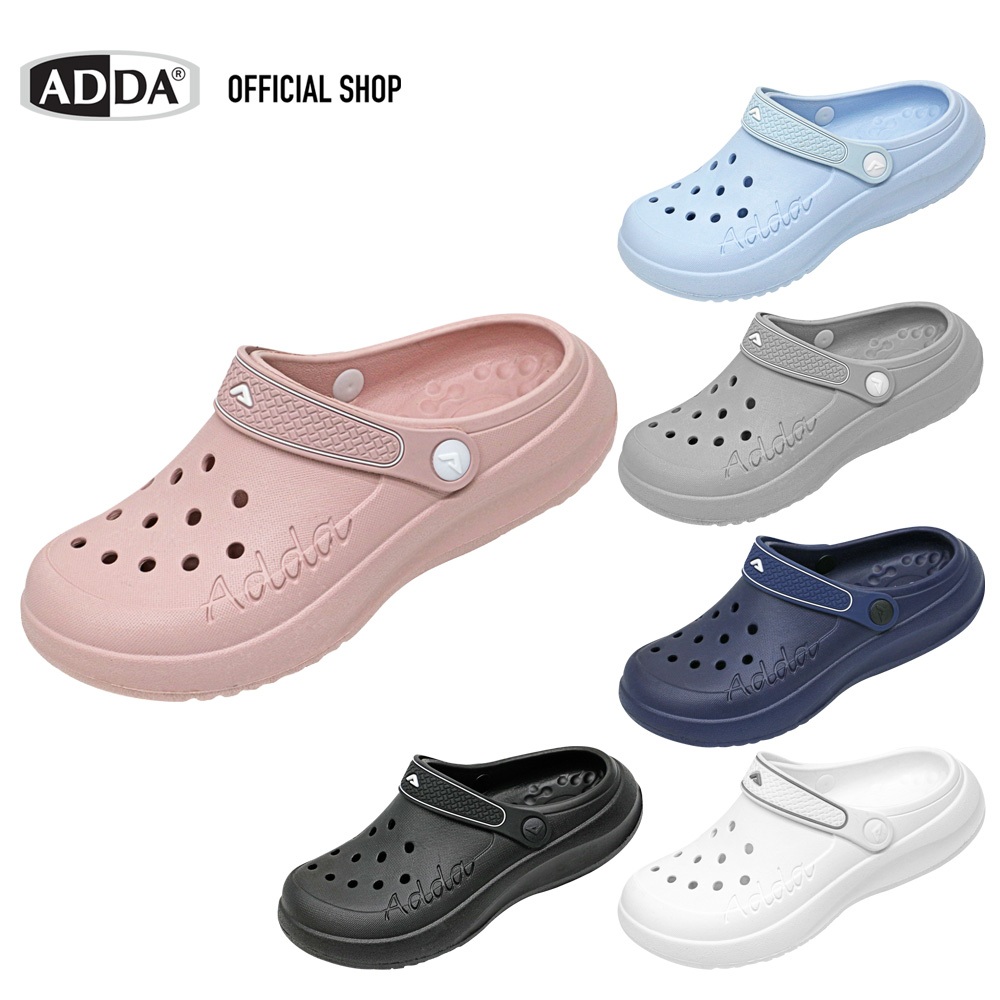 ADDA รองเท้าแตะ รองเท้าลำลอง แบบสวมหัวโต สำหรับผู้หญิง รุ่น 58U02W1 (ไซส์ 4 – 7)