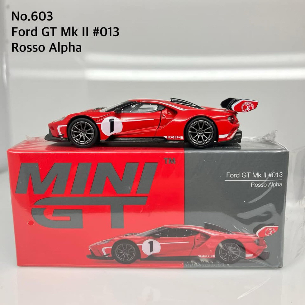 Mini GT No.603-L Ford GT MK II #013 Rosso Alpha LHD | Shopee Thailand