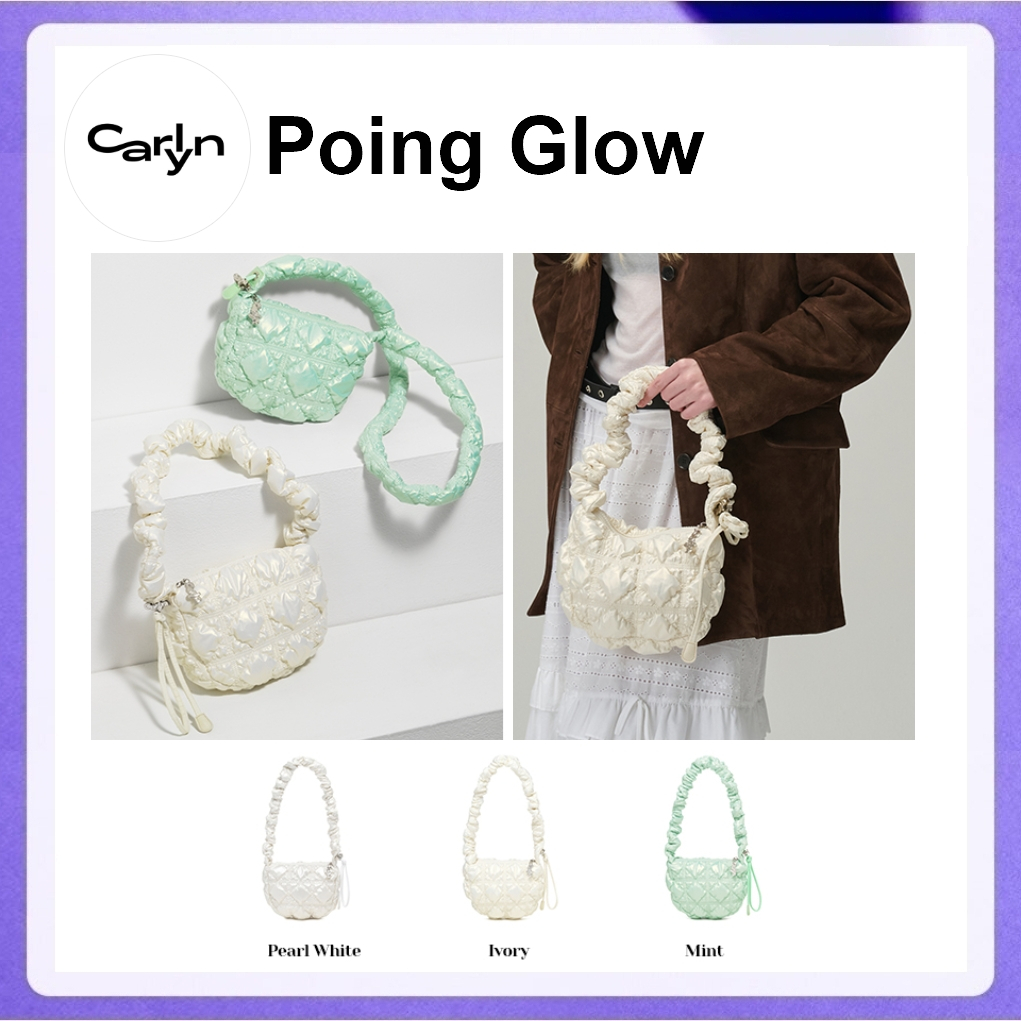 新品 CARLYN カーリン Poing Glow ショルダーバッグ アイボリー 新品 
