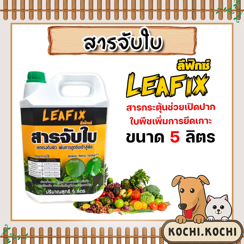 สารจับใบเข้มข้นชนิดพิเศษ LEAFIX และ Biohard ขนาด 5 , 25 ลิตร สารจับใบ ...