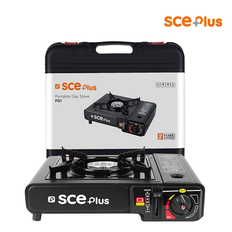 SCE Plus เตาแก๊สปิคนิค รุ่น PG1 พร้อมกระเป๋าพกพา
