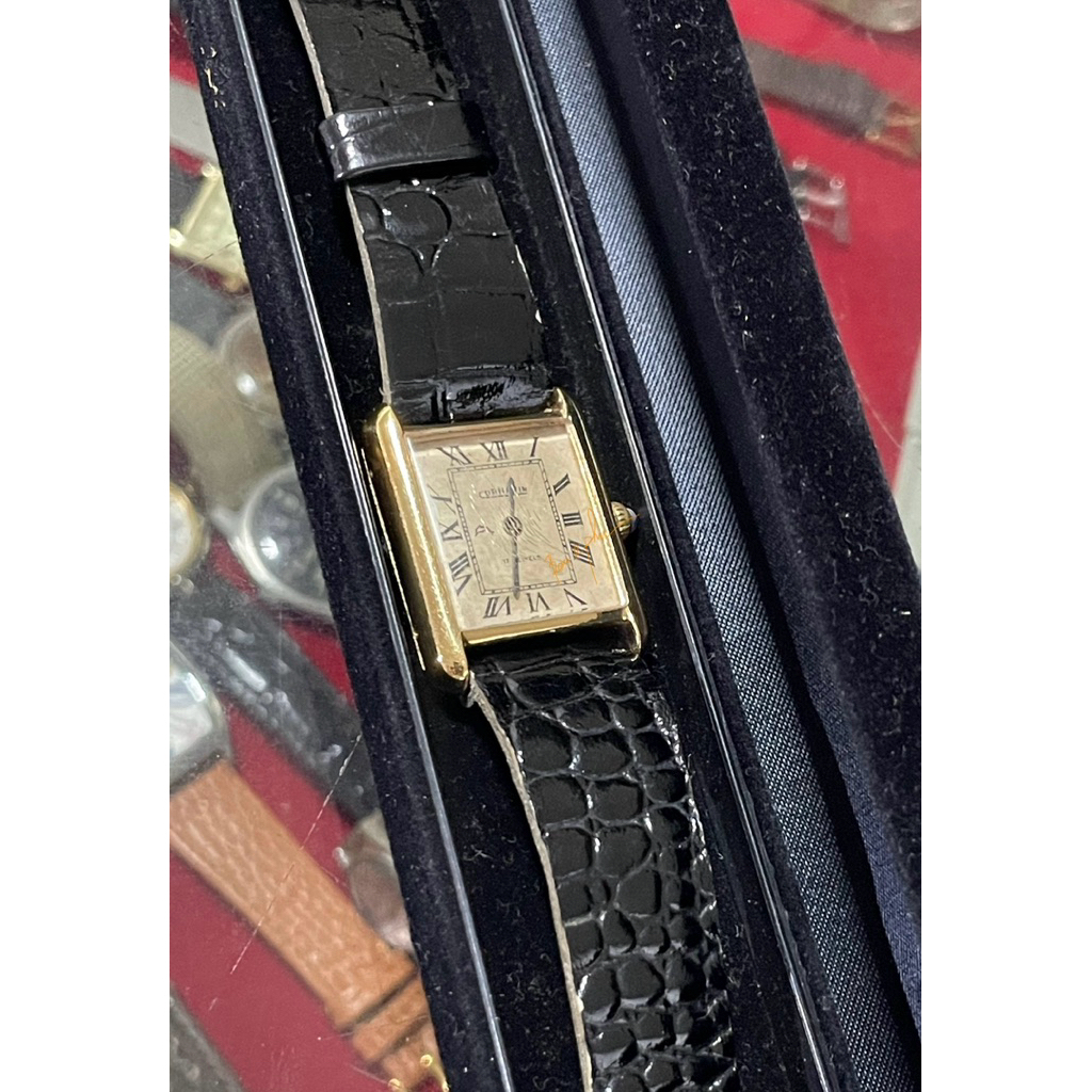 Vintage Cornavin Tank Watch with roman dial (manual winding) PP9th ...