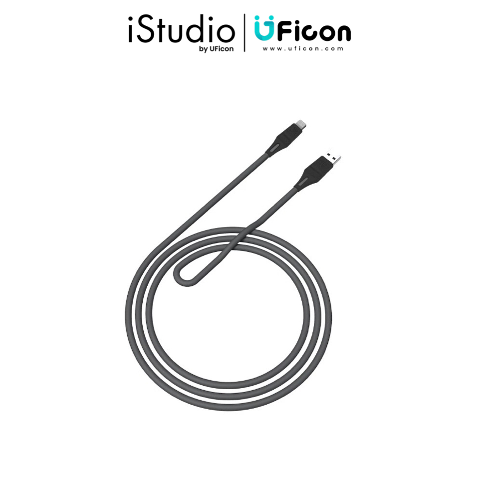 สายชาร์จ STM dux cable USB-A - Lightning (1.5m) - grey ; iStudio by ...
