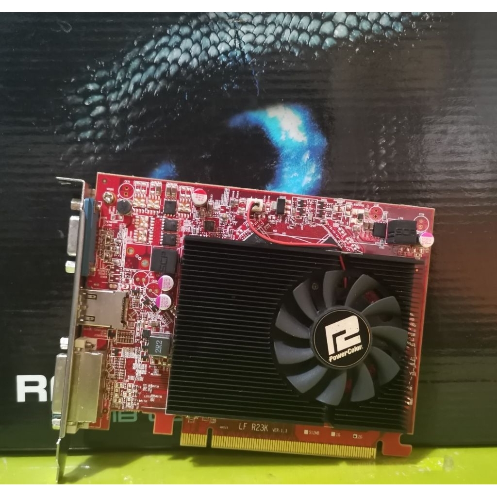 การ์ดจอ PowerColor รุ่น AMD Radeon R7 240 2GB DDR3 ไม่ต่อไฟเลี้ยง (no ...