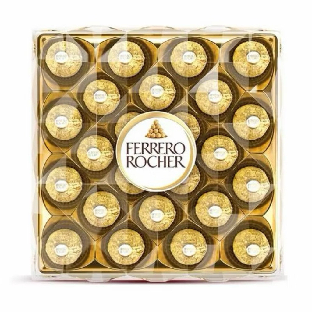 กล่องช็อคโกแลต Rocher Ferrero Rocher, 24 ช็อคโกแลต, 300 กรัม Exp05/26 ...