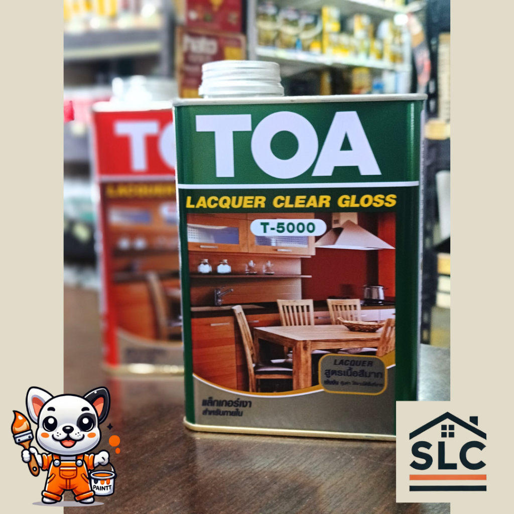 TOA ทีโอเอ แล็กเกอร์ Lacquer ชนิดเงา T5000 / ชนิดด้าน T5500 ขนาด1/4 ...