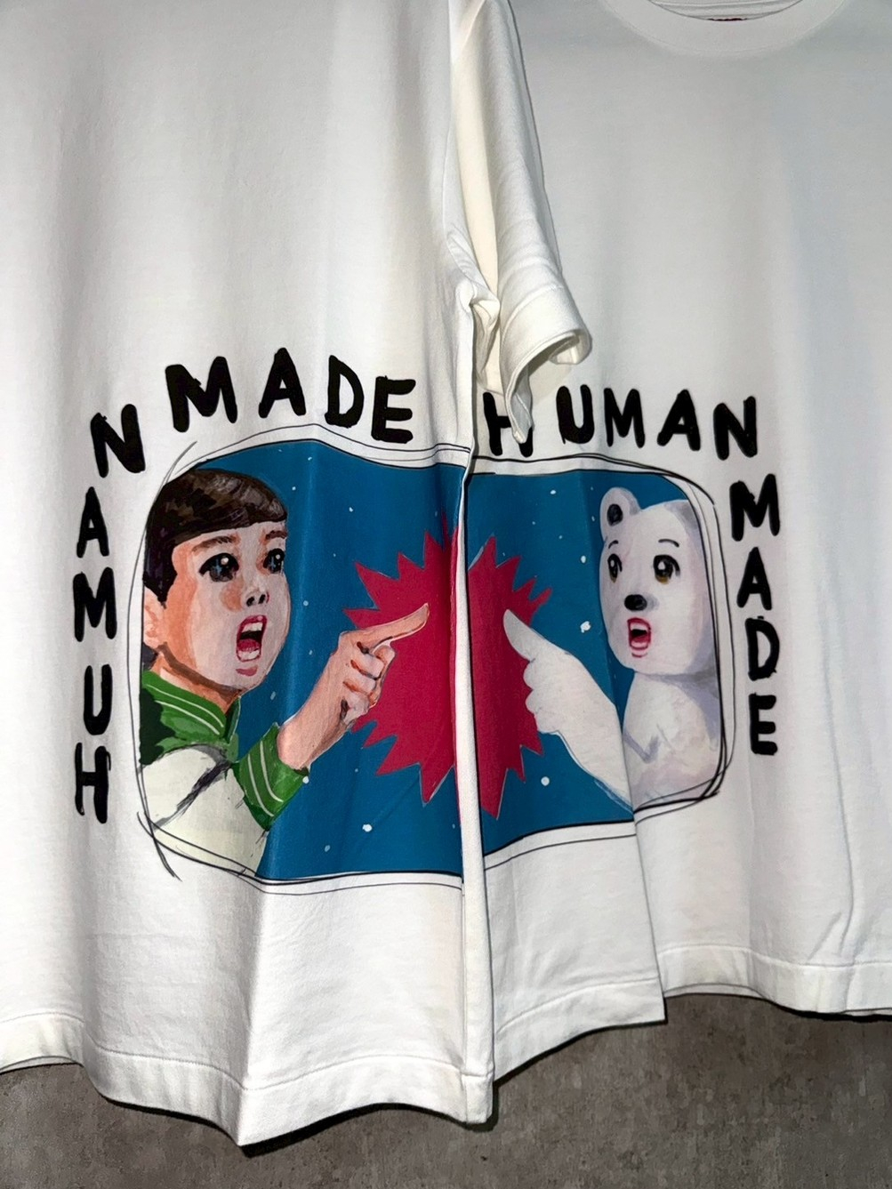 ⚡ HUMAN MADE X KEIKO SOOTOME T-SHIRT SIDE A & SIDE B⚡ | Shopee