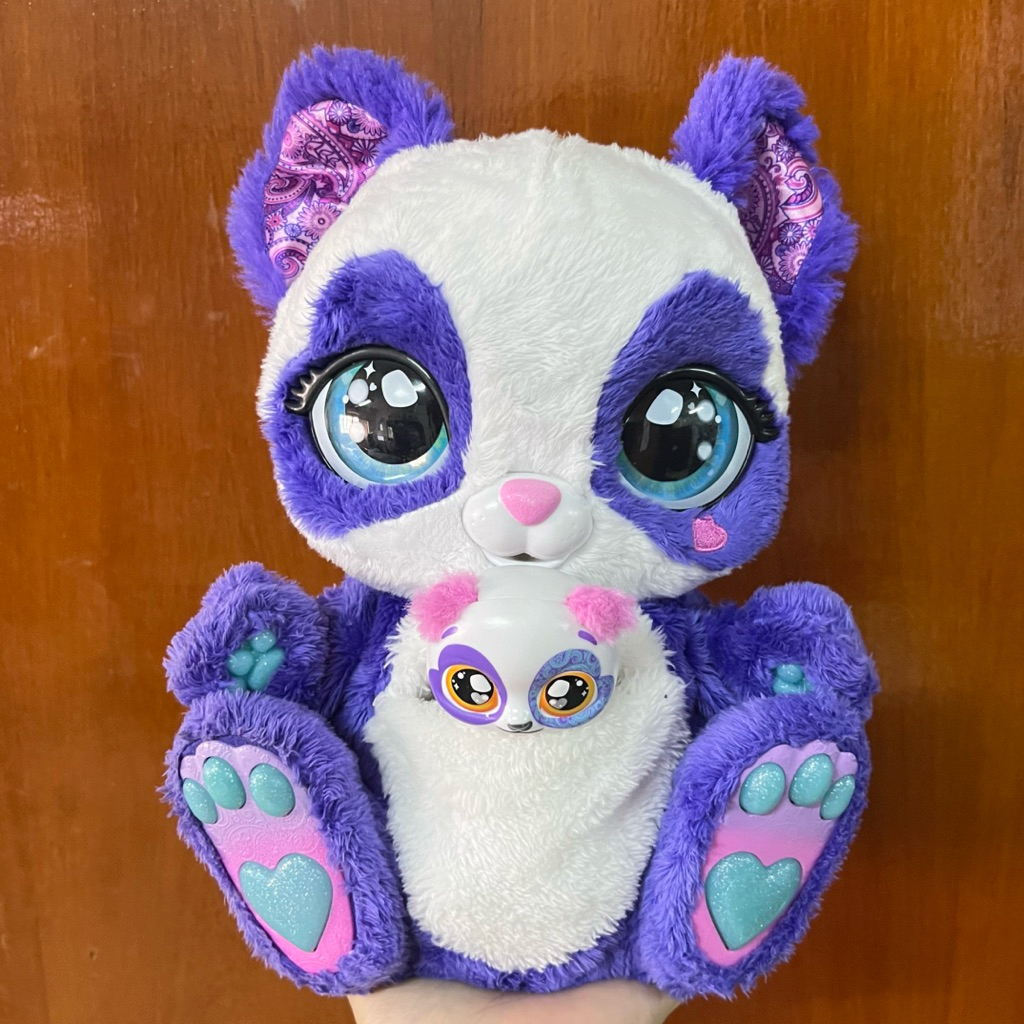 Peek-A-Roo - Interactive Panda-Roo Plush Toy with Mystery Baby ตุ๊กตา ...
