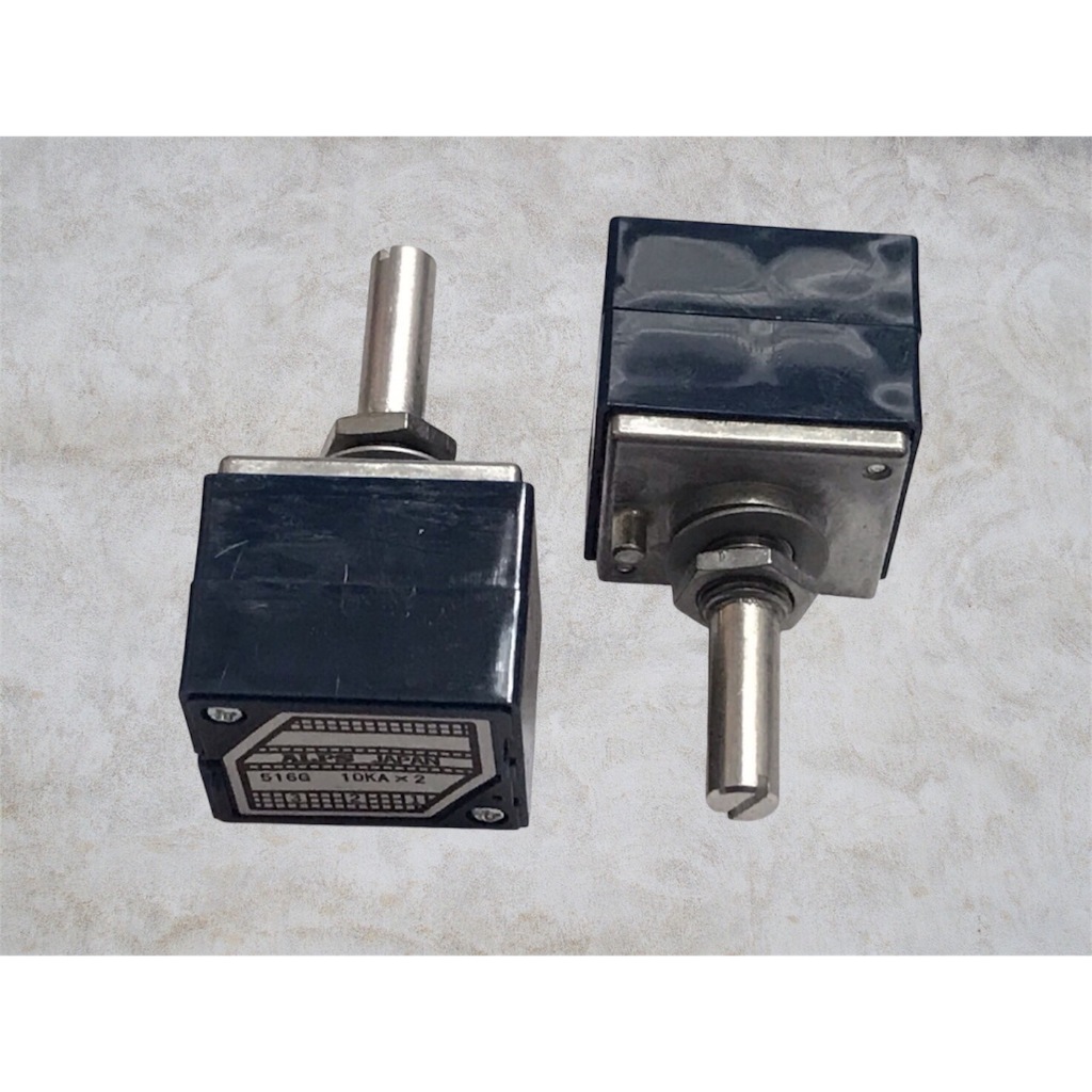 Potentiometer ALPS Japan รุ่น RK-27 Blue Velvet Dual 10KA, 10KB, 20KA ...