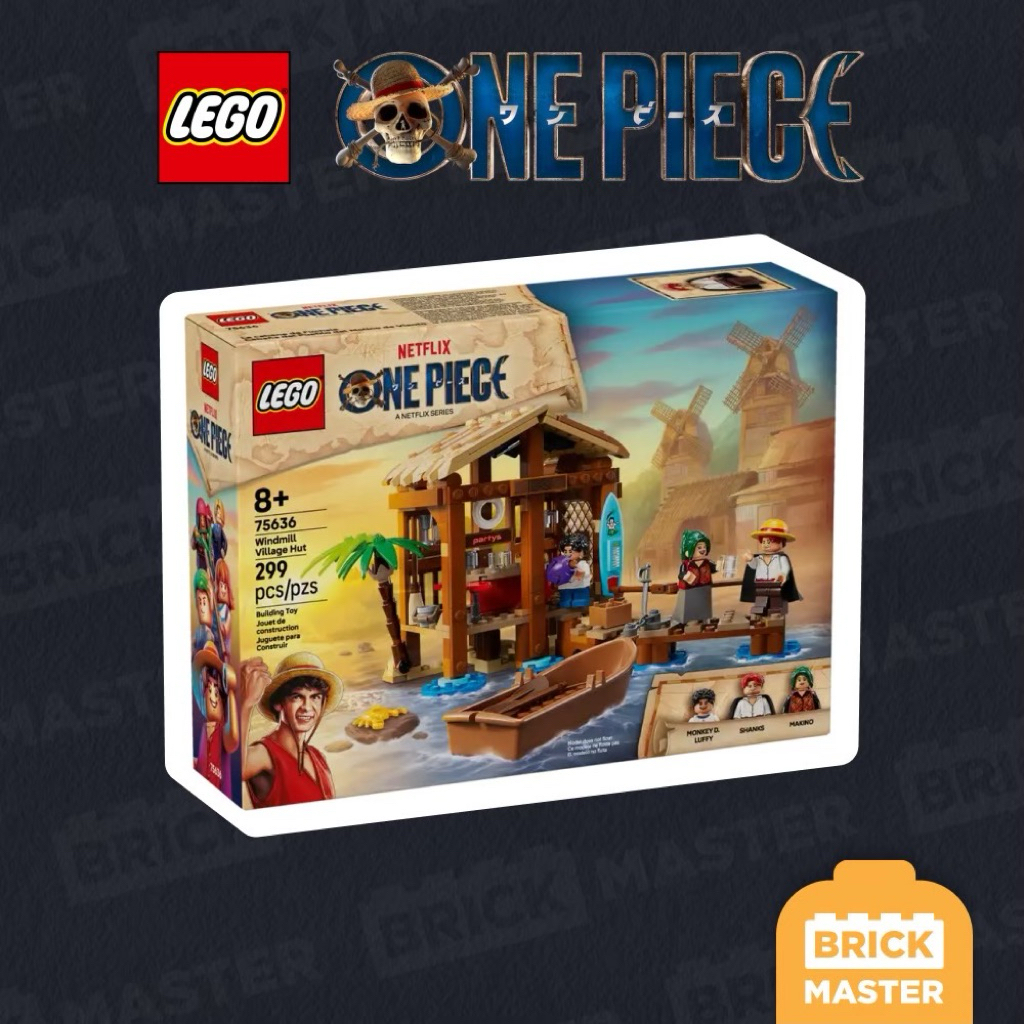 LEGO ONE PIECE 75636 : Windmill Village Hut (เลโก้ วันพีช ลูฟี่ แชงคส์ ...