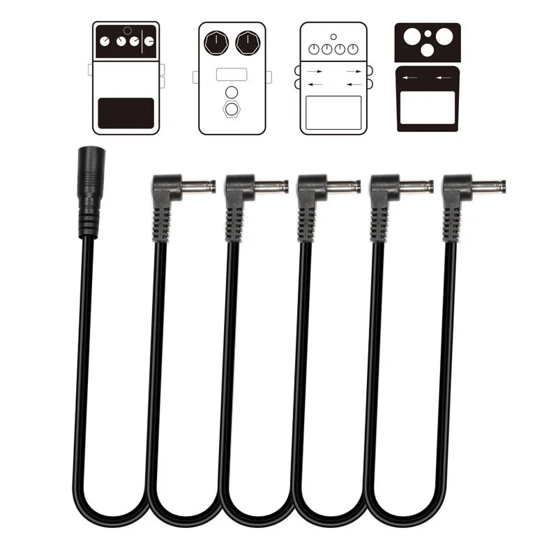 สายพ่วง สายแยก DC Daisy Chain Cable 1 to 2 3 5 6 8 10 Ways Guitar