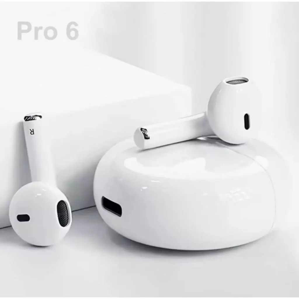PRO6 หูฟังไร้สายบลูทู ธ เสียง HiFi ในตัวไมโครโฟนในหูหูฟังบลูทู ธ 9D ...