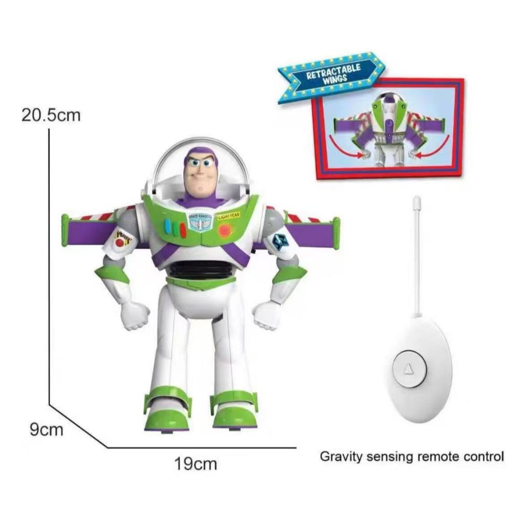 Buzz Lightyear Remote Control Figure หุ่นบัสไลท์เยียร์ บังคับรีโมทเดิน ...