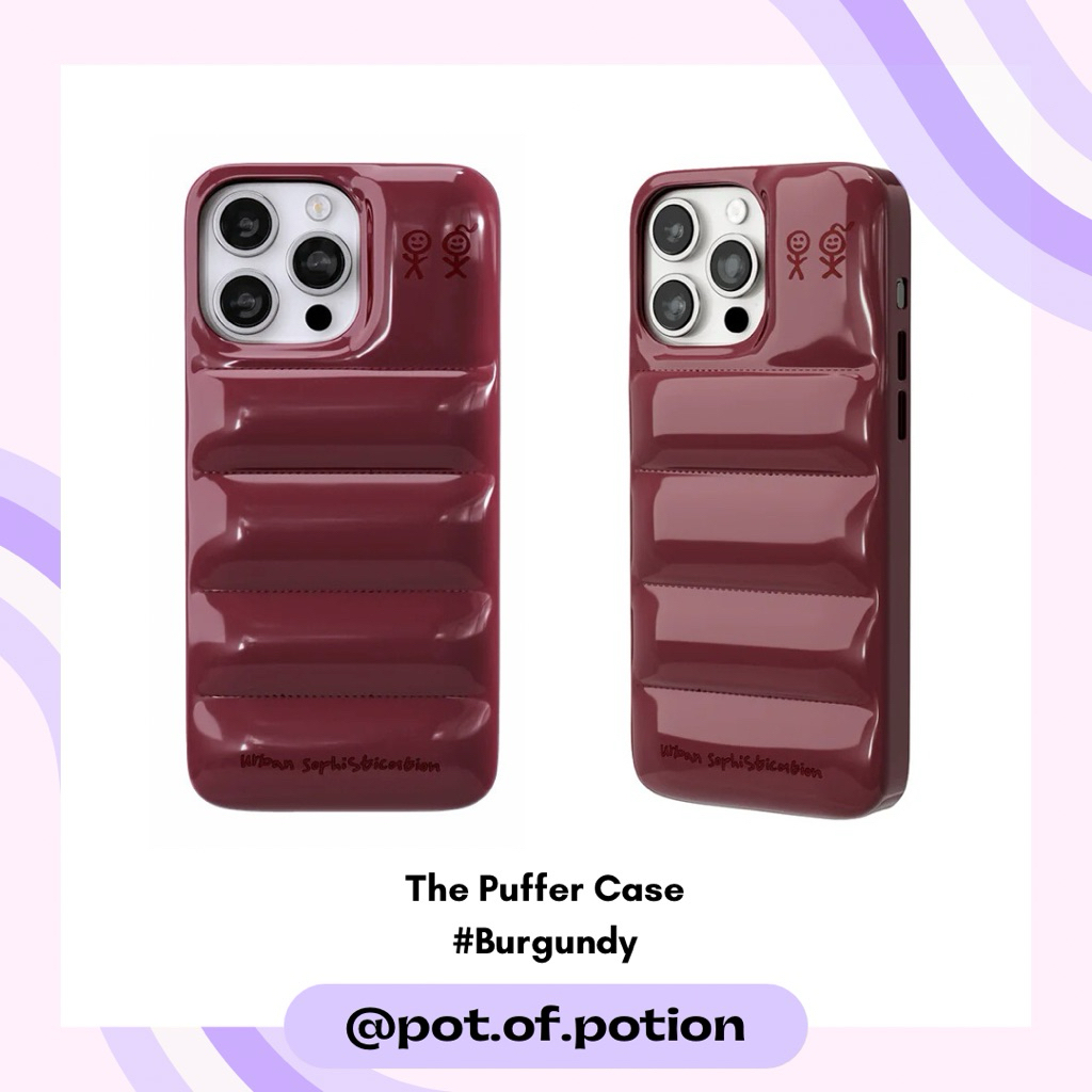 พร้อมส่ง Urban Sophistication — The Puffer Case ( iPhone 16 , 15