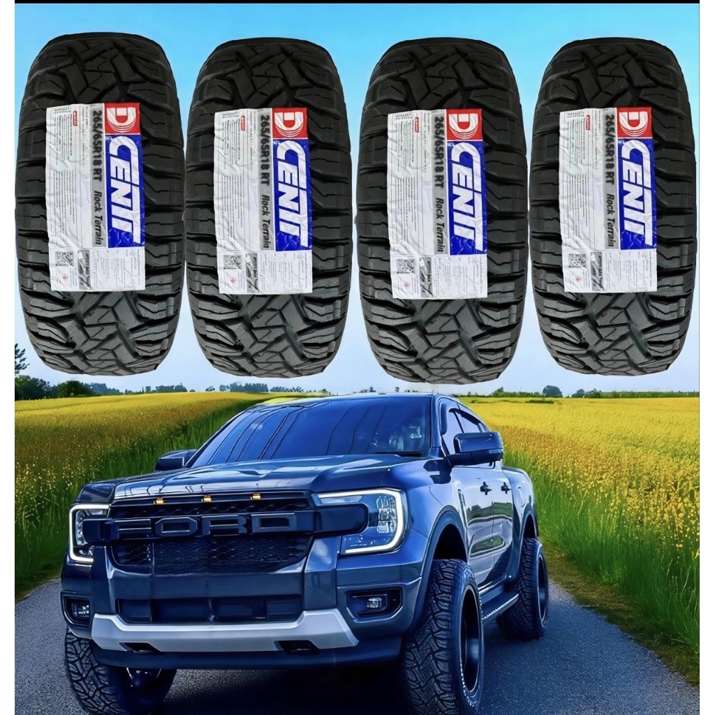 ยางรถยนต์ DCENTI 265/65R18 RT ยางใหม่ปี2025 ผลิต ไทย วิ่ง ได้ทั้งทาง ...