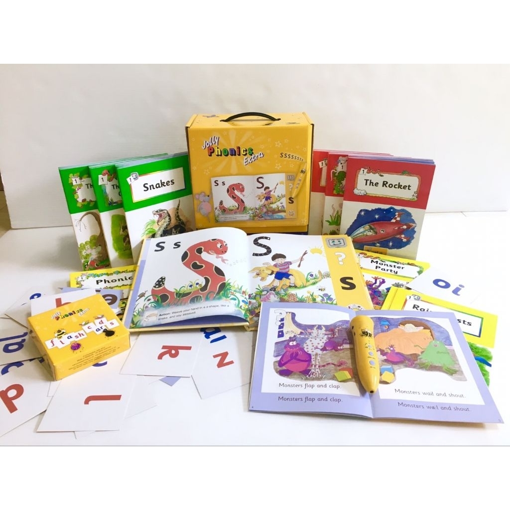 พร้อมส่งค่ะ มีของแถม Jolly Phonics Extra Talking Pen set เหมาะ