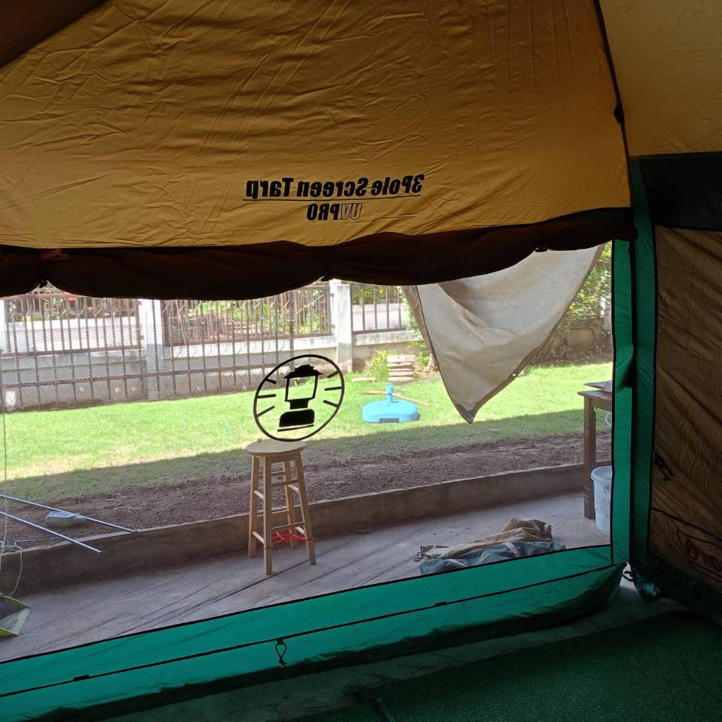 461. Coleman 3 pole screen tarp | Shopee Thailand